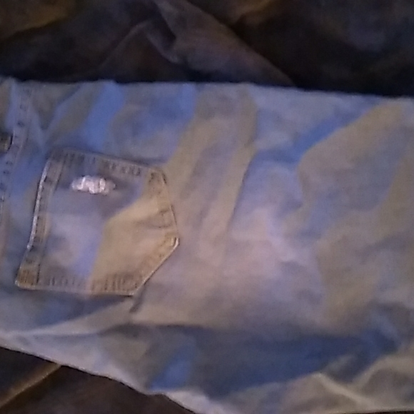 BLUE JEAN STRETCH SHORTS, XXL - Picture 2 of 2
